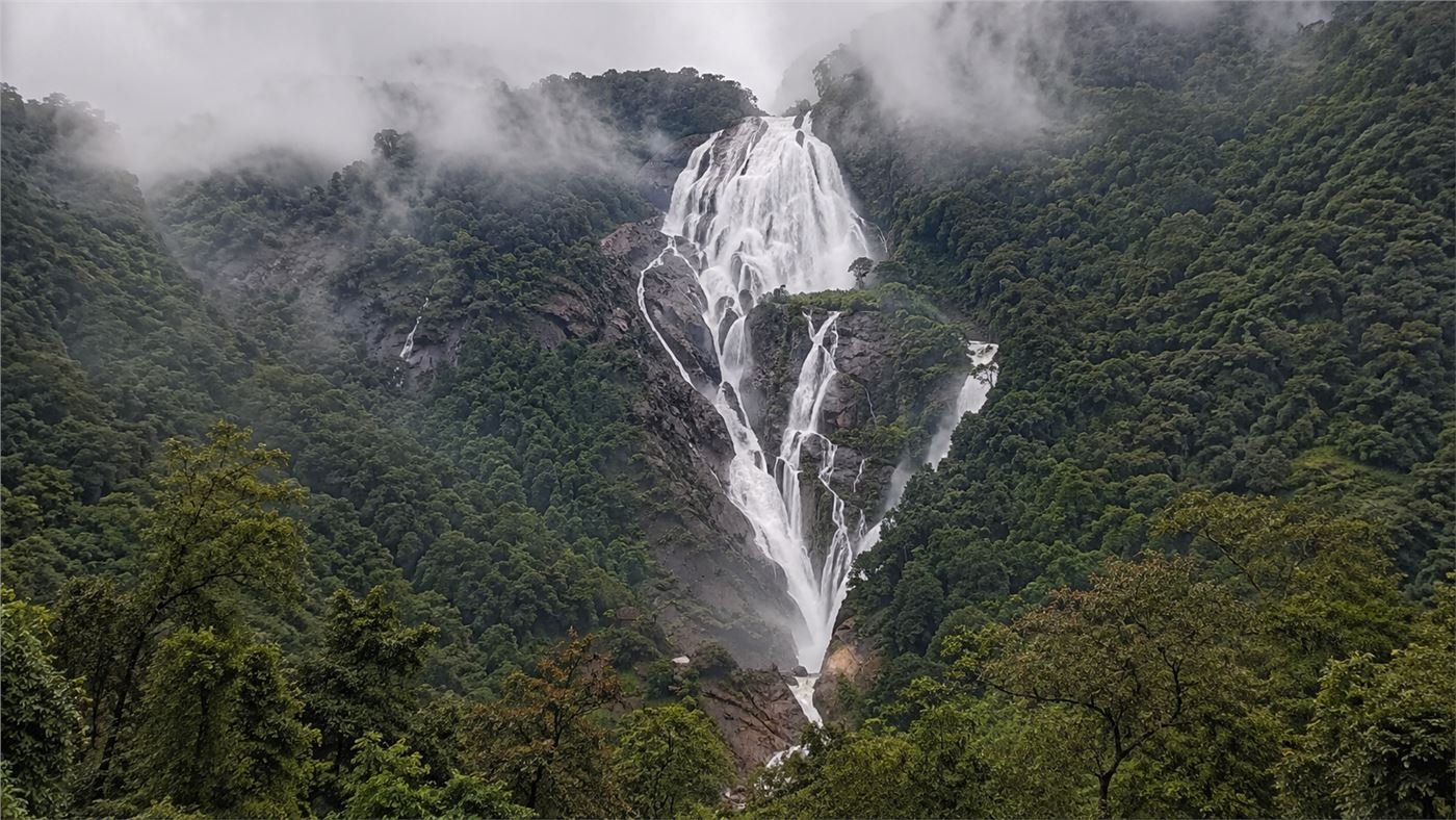 Dudhsagar Waterfall taxi tour from Goa